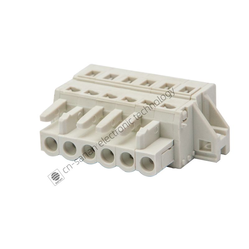 DIN Rail Panle Mounting Pluggable Terminal Block